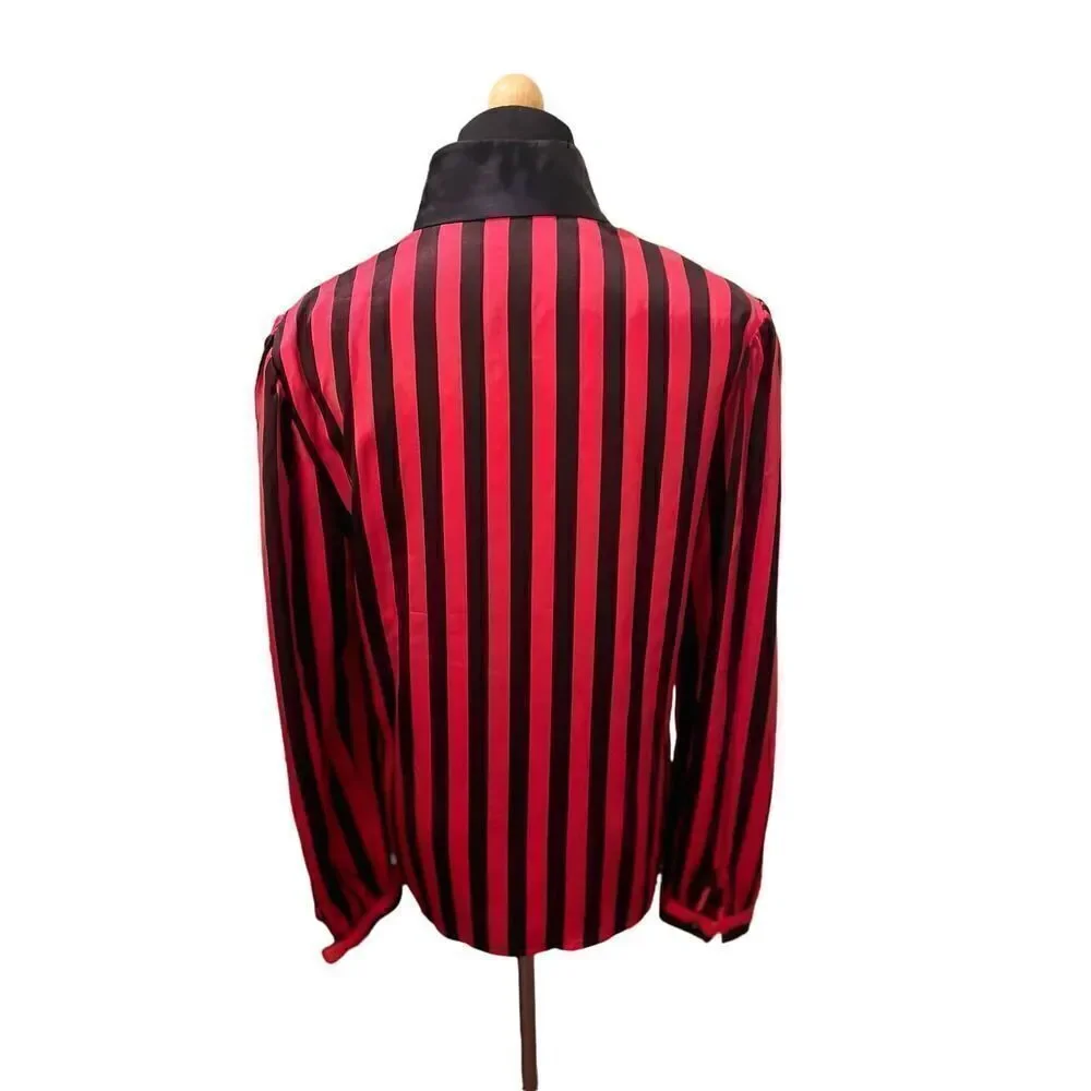 VALENTINO SILK VINTAGE VALENTINO BOUTIQUE SILK TOP BLOUSE SIZE 10